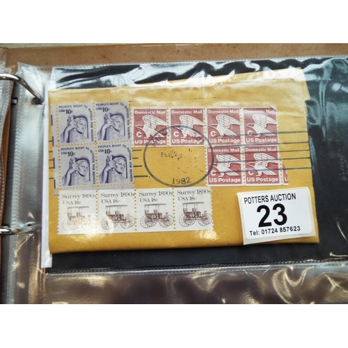 23 - Well presented album of Royal Mail Presentation packs, first day covers.  See photos