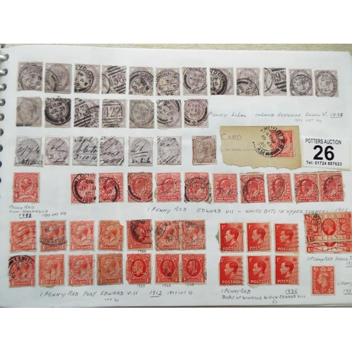 26 - Two Nicely presented, full albums of World stamps.  See photos