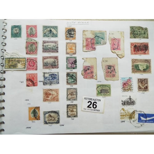 26 - Two Nicely presented, full albums of World stamps.  See photos