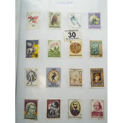 30 - Five well presented large albums of Spanish, Eastern European and Spanish Stamps. See photos