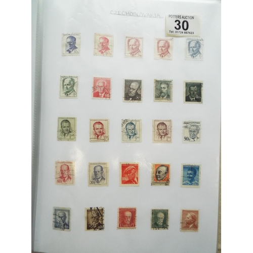 30 - Five well presented large albums of Spanish, Eastern European and Spanish Stamps. See photos