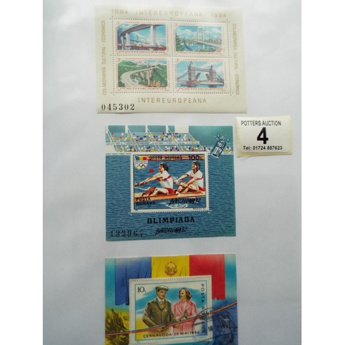 4 - Large and well presented album of mint and used Romanian stamps plus one other album of Eastern Euro... 