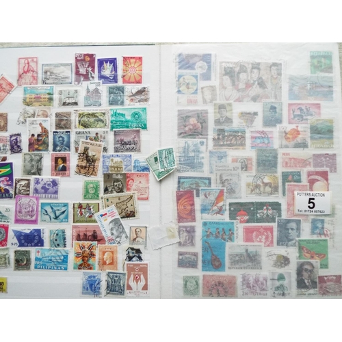 5 - Three well presented albums of mixed World stamps. See photos