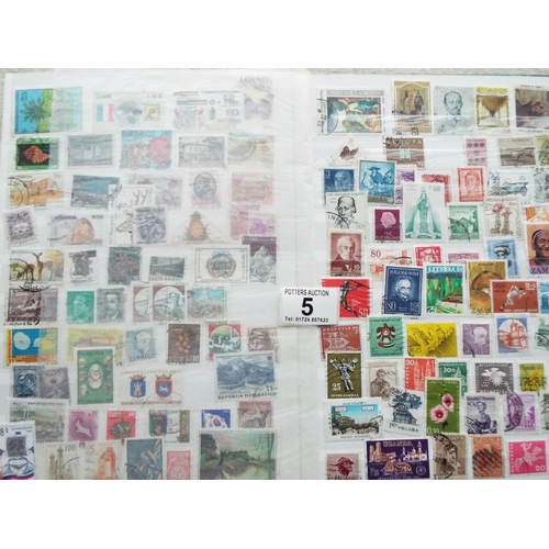 5 - Three well presented albums of mixed World stamps. See photos