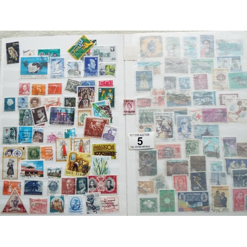 5 - Three well presented albums of mixed World stamps. See photos