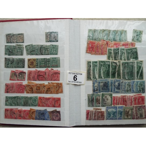 6 - George Vith Stock book, some mint, Vintage Jamaica stamps, Large album of Australian Stamps. See pho... 