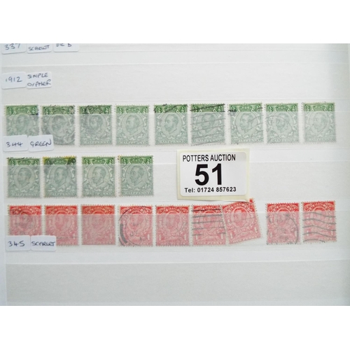 51 - Part filled Albums of Victoria stamps to include Two penny blues, Penny Reds. Post Decimal stamp alb... 