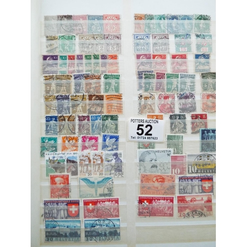 52 - Large tray of five assorted world stamp albums plus 15 pocket sized albums of world stamps, see phot... 