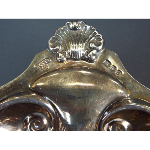 141 - Hallmarked Silver Scallope Dish measuring 5 inches long. Hallmarked  Sheffield 1969.   84.1g