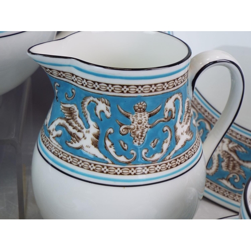 254 - Stunning Wedgwood teaset in the Florentine Pattern W2714 approx 40 pieces in flawless condition.