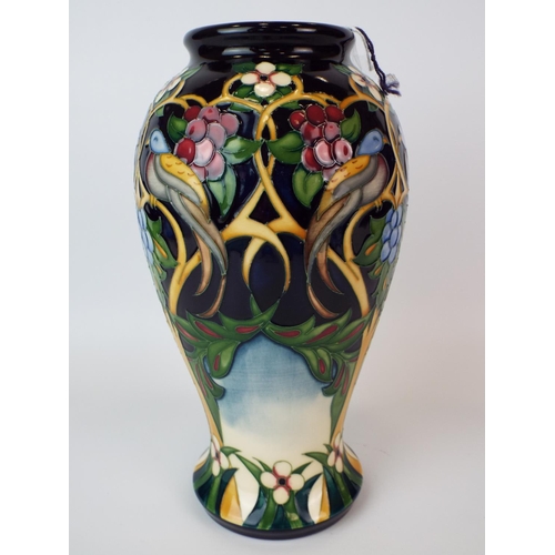 16 - Lovely 2005 Moorcroft Vase in the G2, Golden Daisy design.  Designed and signed by Rachel Bishop. Lt... 