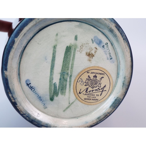 18 - Large Moorcroft vase in the Anemome design.  12.5 inches tall. Excellent conditon free from any faul... 