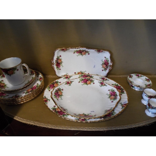 30 - Large Teaset by Royal Albert in the 'Old Country Roses' design. 40+ pieces. See photos