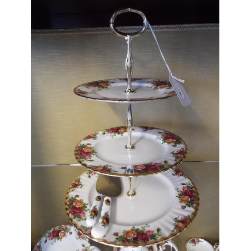 30 - Large Teaset by Royal Albert in the 'Old Country Roses' design. 40+ pieces. See photos