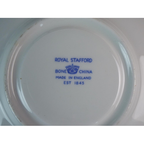 43 - Small and pretty part tea set in a cornflower pattern . 19 pieces.