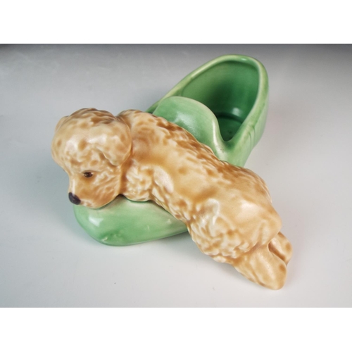 45 - Mixed ceramics lot to include. Isle of Wight Undersea scene, Sylvac Whimsey dog plus a Shelly Mable ... 