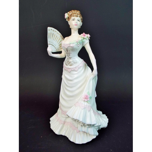 42 - Ltd Edition Coalport Figurine of Lily Langtry (2072/12,500) from the Femmes Fatales collection. Appr... 