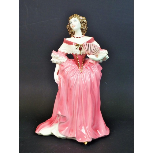 44 - Ltd Edition Coalport Figure of Lady Castlemaine (153/112,500) From the Femmes Fatales Collection. Ap... 