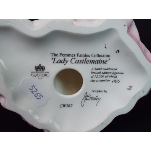 44 - Ltd Edition Coalport Figure of Lady Castlemaine (153/112,500) From the Femmes Fatales Collection. Ap... 