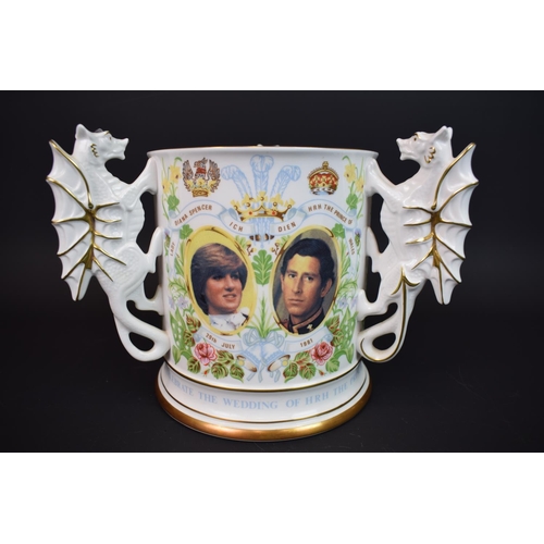 60 - Fine Bone China Royal Commemorative Tyg by Caverall Ltd Edition number 80 of just 500 made. 1981 Cha... 