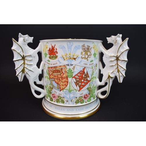 60 - Fine Bone China Royal Commemorative Tyg by Caverall Ltd Edition number 80 of just 500 made. 1981 Cha... 