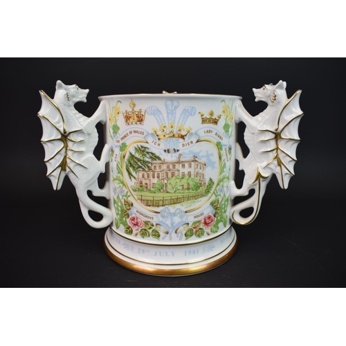 60 - Fine Bone China Royal Commemorative Tyg by Caverall Ltd Edition number 80 of just 500 made. 1981 Cha... 