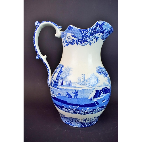 114 - Copeland Spode Large wash jug in the Italian pattern. 12 inches tall. Excellent condition. See photo... 