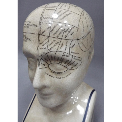 262 - A Phrenology head by L.N Fowler approx 11