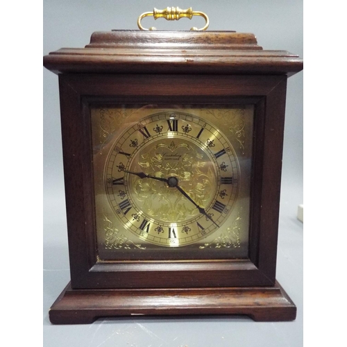 265 - A Canterbury quartz chime mantle clock.