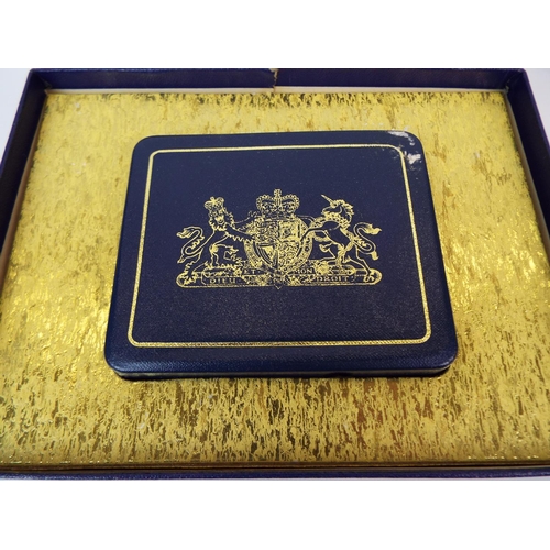 46 - 1969 Prince of Wales Sterling Silver Investiture Medal, With Case and COA (S52)