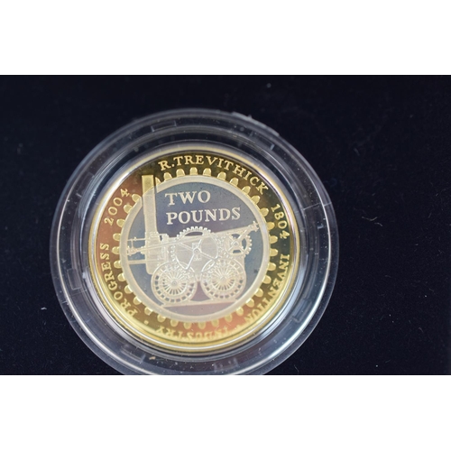 125 - Three Royal Mint Piedfort Silver Proof Two Pound Coins Various commemorations, Each Cased with COA. ... 