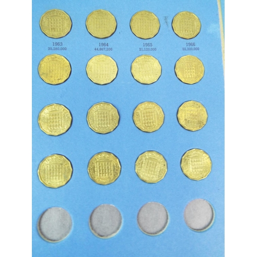 137 - Collectors albums of Sixpences dating from 1937 to 1967, some pre 1947 silvers plus a collection of ... 