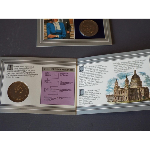 148 - 4 x 1981 Prince Charles & Lady Diana wedding commerative crowns. (7)