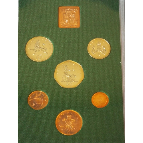 155 - 2 Royal mint proof sets decimal coinage collection of Great Britain and Northern Ireland 1974 & 1975... 