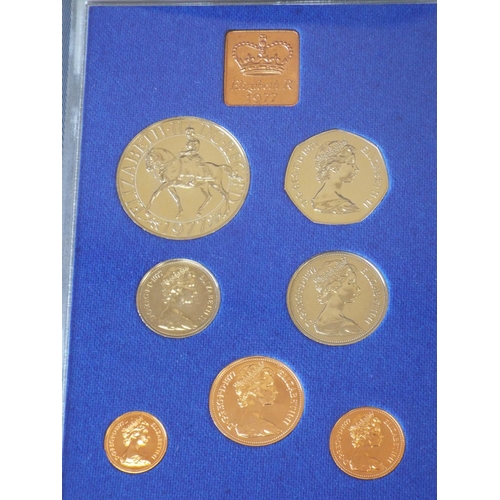 158 - 2 Royal mint proof sets decimal coinage collection of Great Britain and Northern Ireland 1977 & 1978... 