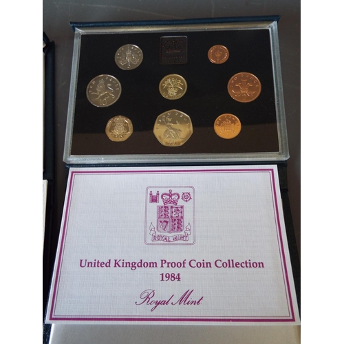163 - 2 Royal mint proof sets United Kingdom coin collection 1983 & 1984 (1)