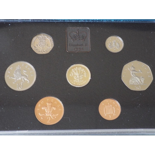 178 - 2 Royal mint proof sets United Kingdom coin collection 1991 & 1992 (1)