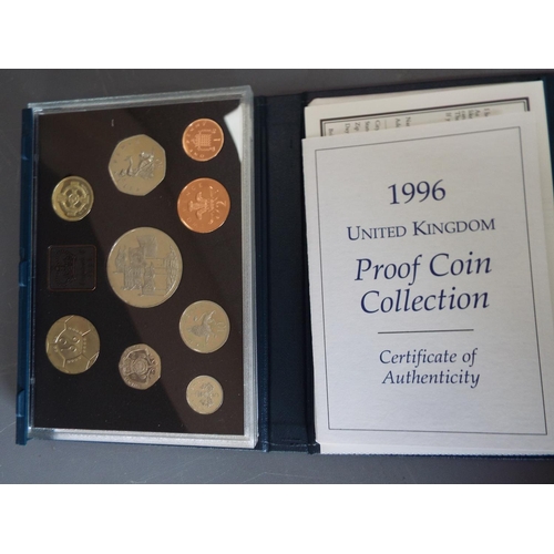 180 - 2 Royal mint proof sets United Kingdom coin collection 1995 & 1996 (1)