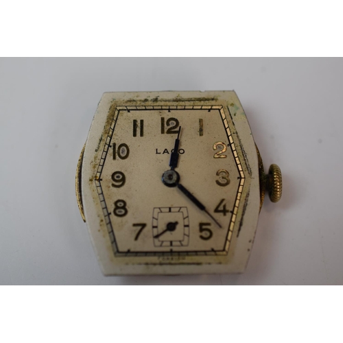 342 - Vintage Veko, Gents watch with rolled gold body and strap, Small subsidiary dial. Running order. See... 