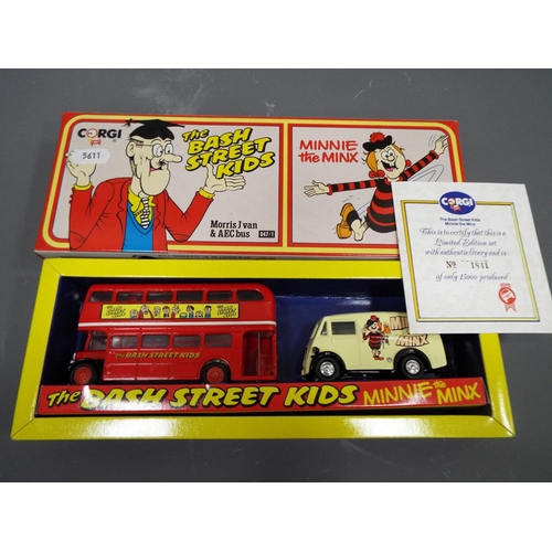 432 - Corgi Gift and collectors set, Bash Street Kids plus a Corgi La France American Fire truck. Both box... 