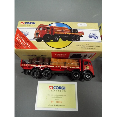 438 - Two Corgi Classics die cast model Trucks. Both boxed in unused condition . See photos.