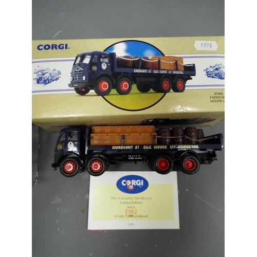 439 - Two Corgi Classics die cast model Trucks. Both boxed in unused condition . See photos.