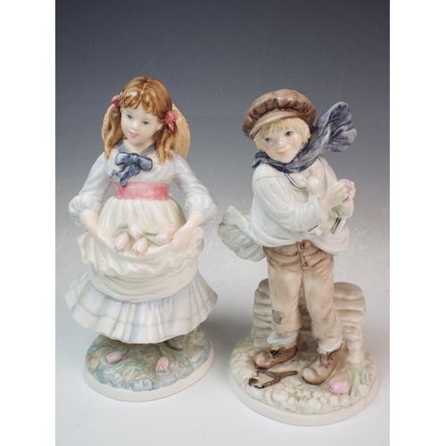 46 - 2 Coalport figurines 