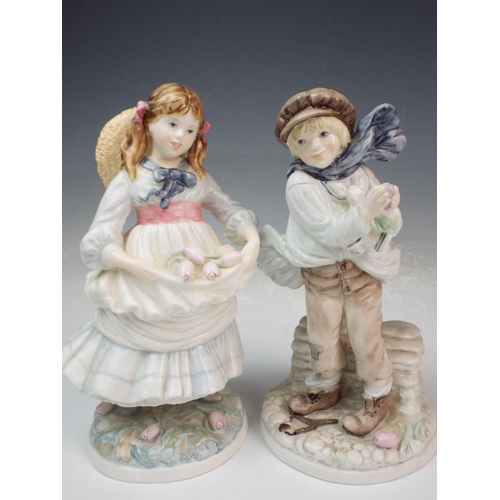 46 - 2 Coalport figurines 