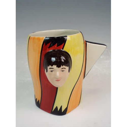 77 - A Lorna Bailey Beatles Mug with John Lennnon and Paul Mc Cartney heads to either side