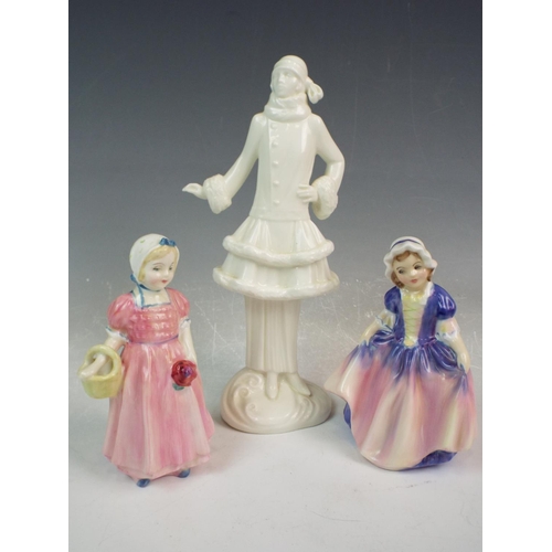 94 - 3 Royal Worcester figurines Molly, Tinkerbell & Dinky doo.