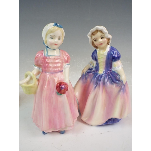 94 - 3 Royal Worcester figurines Molly, Tinkerbell & Dinky doo.