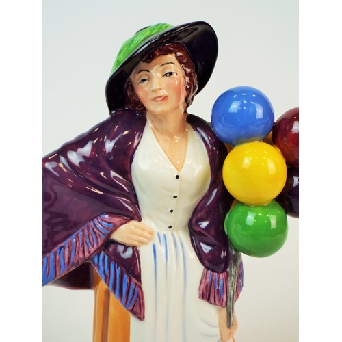 208 - Royal Doulton Balloon Lady HN2935 Peter A Gee figurine.