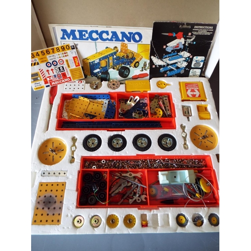 479 - Vintage Meccano motorised set. Tatty box, see photos.