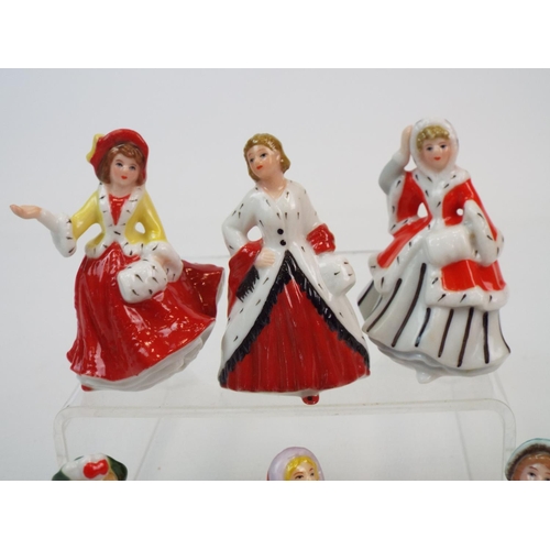 239 - 6 Royal Doulton Miniatures all christmas themed.